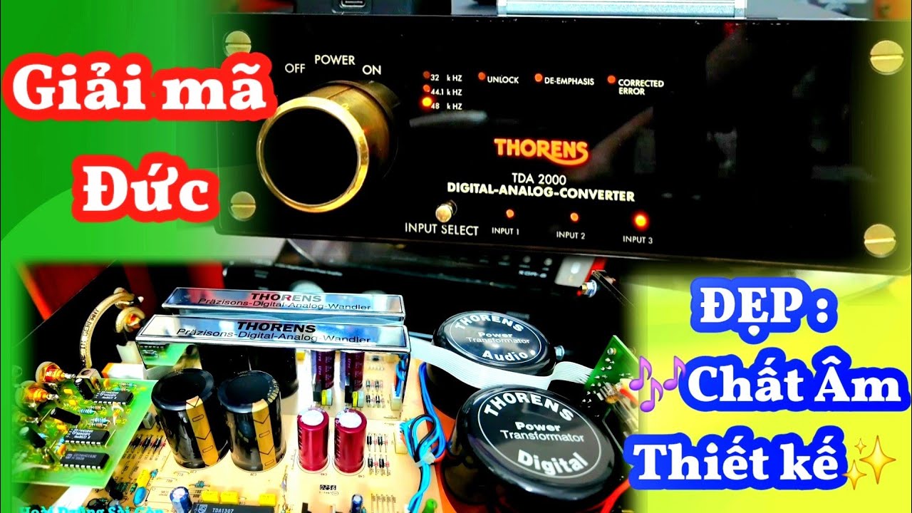 💥 Dac Đức Hi-end Thorens Nhìn Đẹp mà Nghe như Ca sĩ Hát bên tai 🇩🇪 Nghe Phê thiệt luôn !👍 Dzũng SG