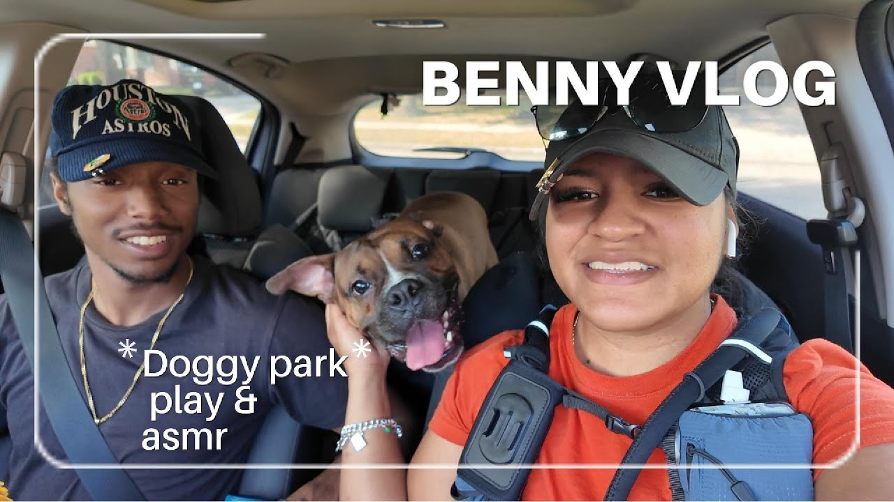 Doggy Park Play & ASMR 🌿 | Benny Vlog 01