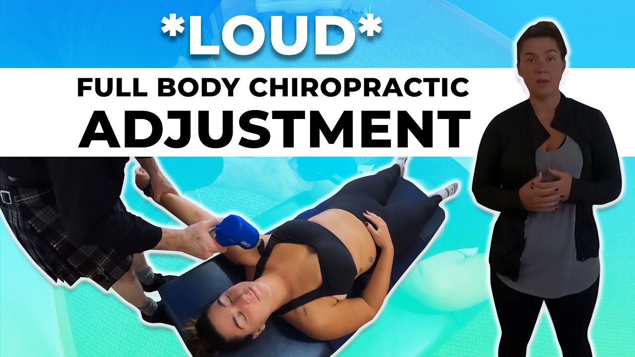 *LOUD* Full Body Chiropractic Adjustment | Relaxing ASMR