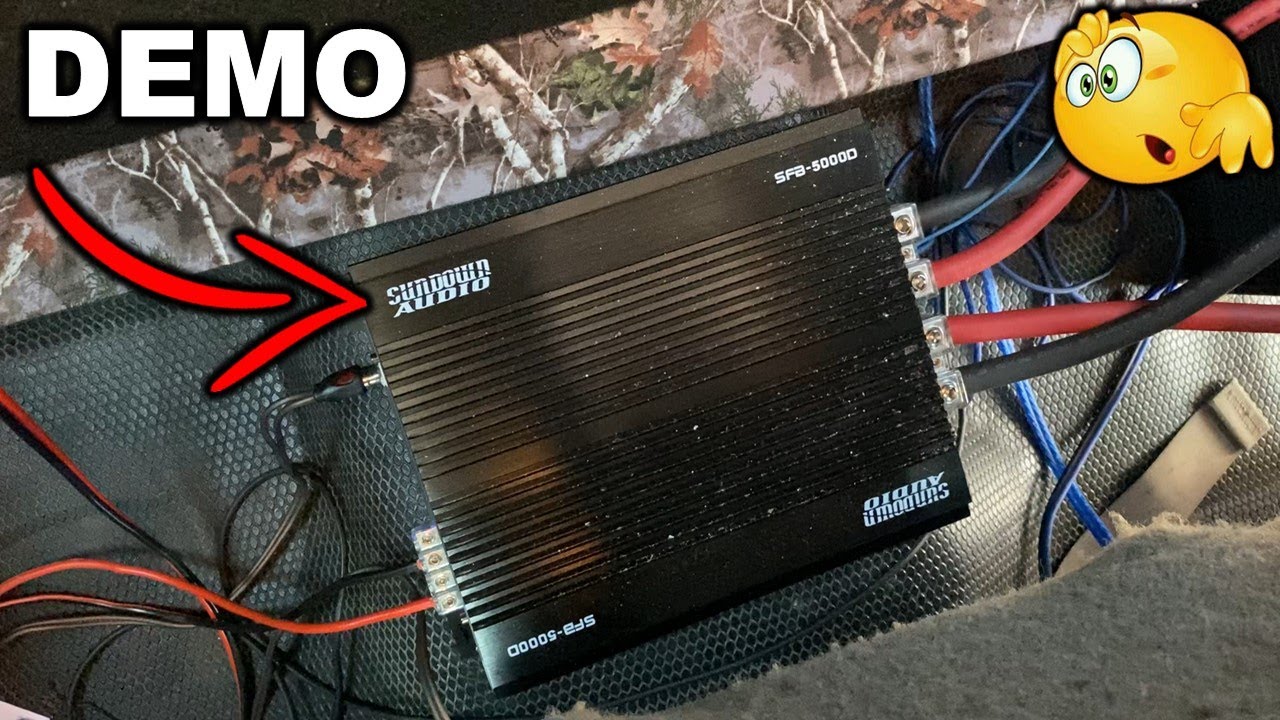 SUNDOWN AUDIO SFB AMPLIFIER TEST