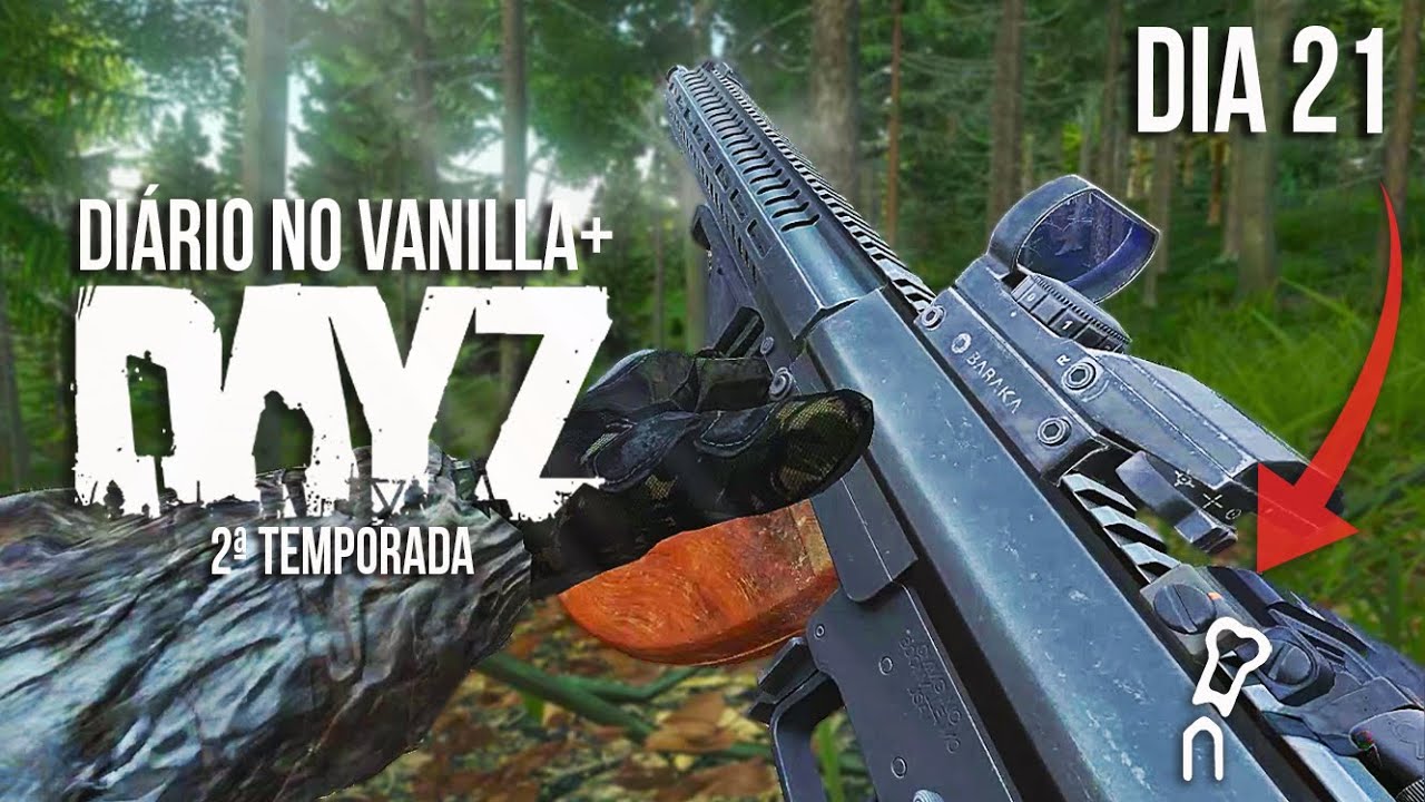 A MELHOR JOGADA ACONTECE COM A PERNA QUEBRADA NO DAYZ - T2 DIÁRIO NO VANILLA+ (Dia 21)