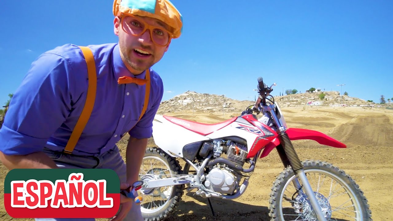 Blippi explora una motocicleta | Vehículos para niños | Videos educativos para niños