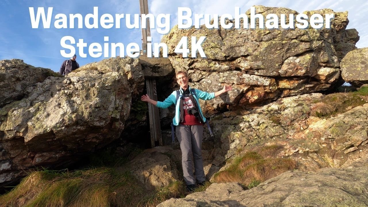 Bruchhauser Steine mit Feldsteinbesteigung in 4K