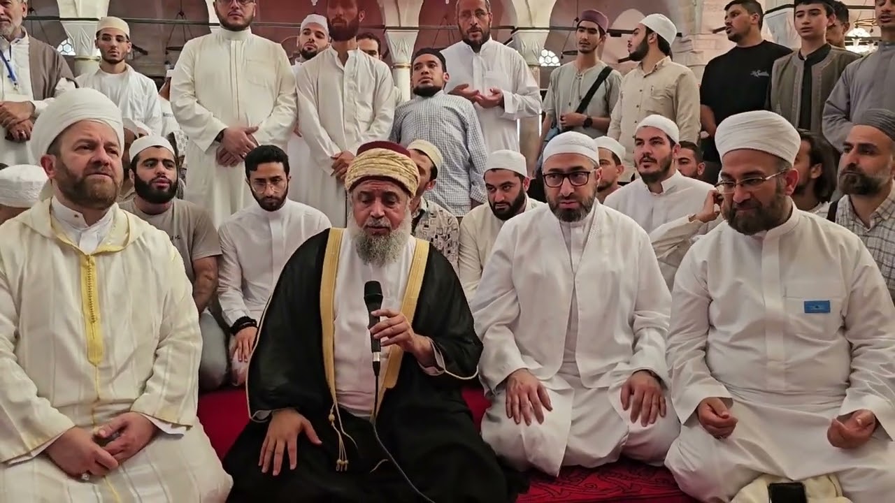 إنشاد بعد مجلس الأحد - فضيلة الشيخ محمود الدرة