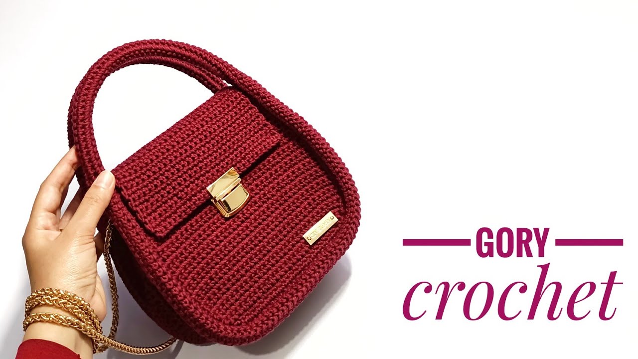 كروشيه شنطه يد سهله وبسيطه/Crochet bag/Bolso de ganchillo/tas rajutan/tığ işi çanta/Сумка крючком