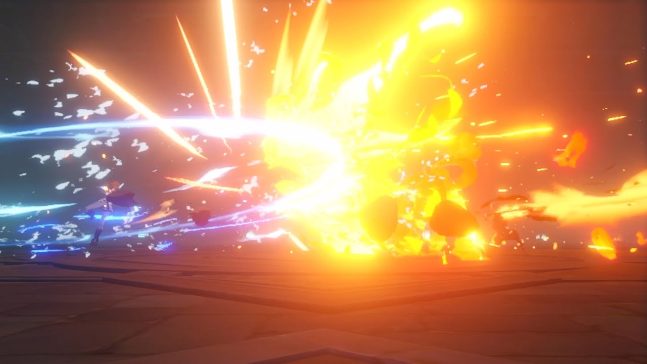 【原神】元素スキルや元素爆発でキャラ同士を戦わせてたりしてみた