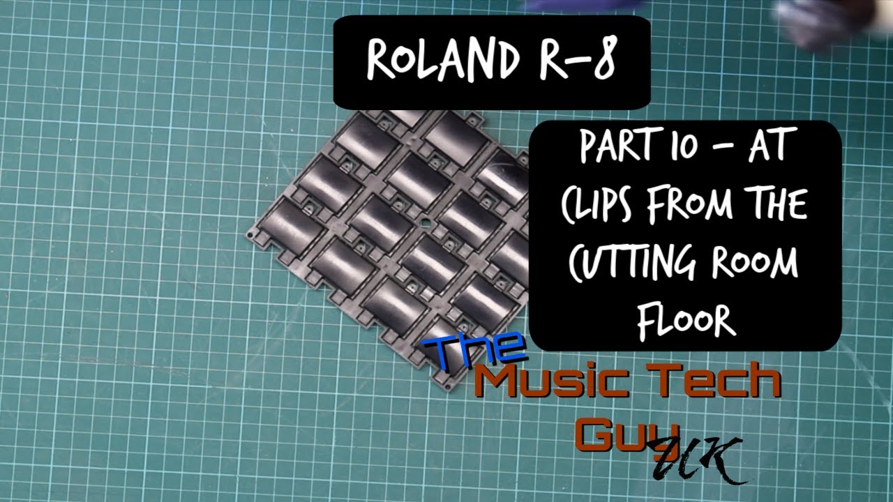 Roland R 8 — Клипы с пола монтажной — Реставрация, часть 10