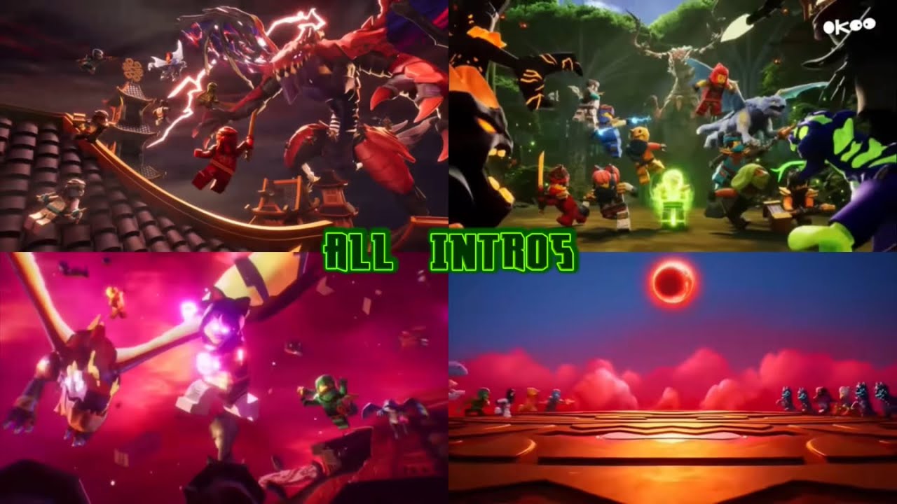 All Ninjago Dragons Rising Intros (S1-4)