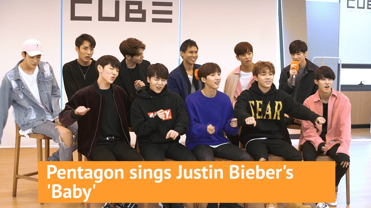 Pentagon sings Justin Bieber's 'Baby'
