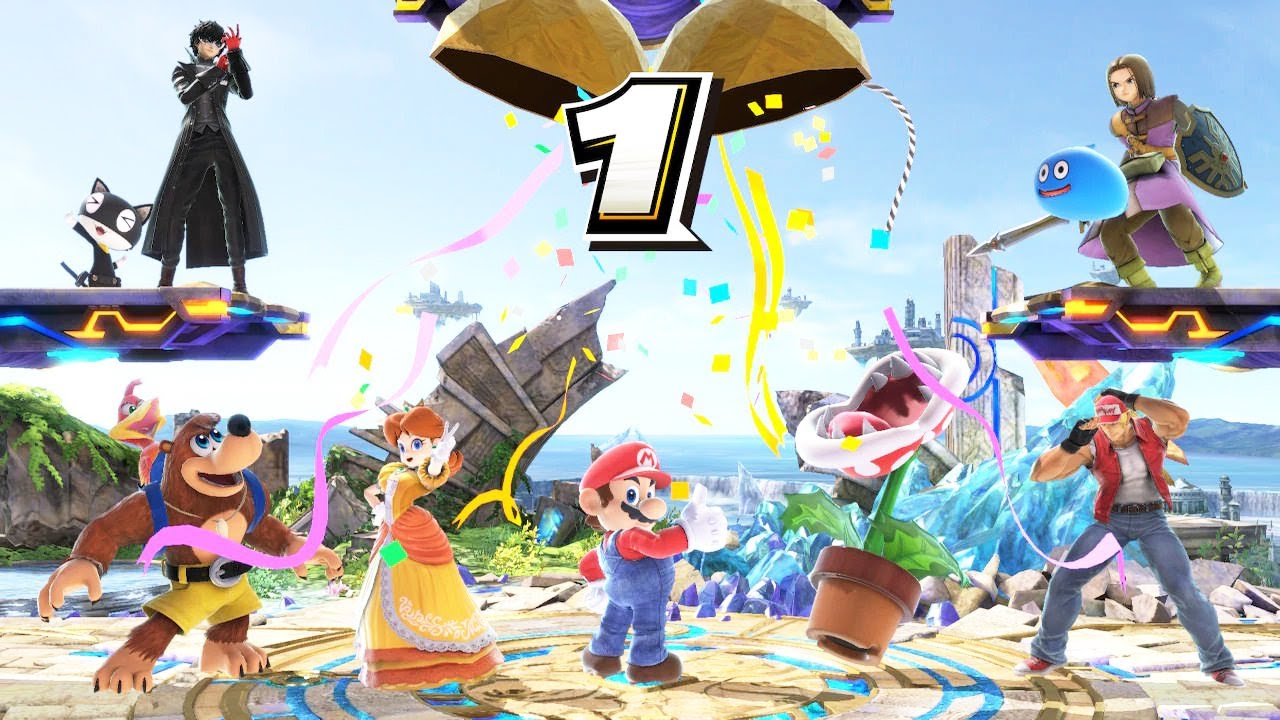 スマブラSP　cpu8人で６０分戦わせてみた　２戦目