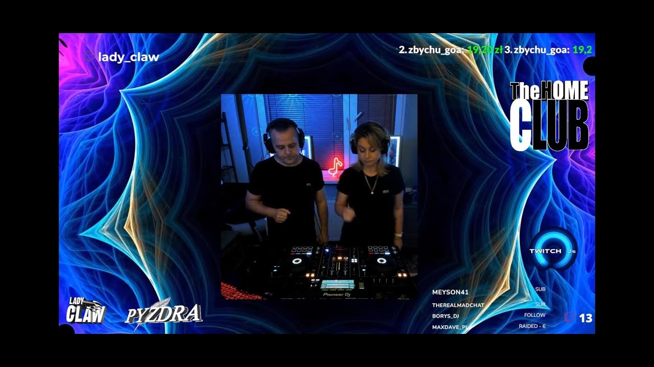 The Home Club 22 - Techno - LadyClaw b2b Pyzdra - set dn.  07.09.25 r.