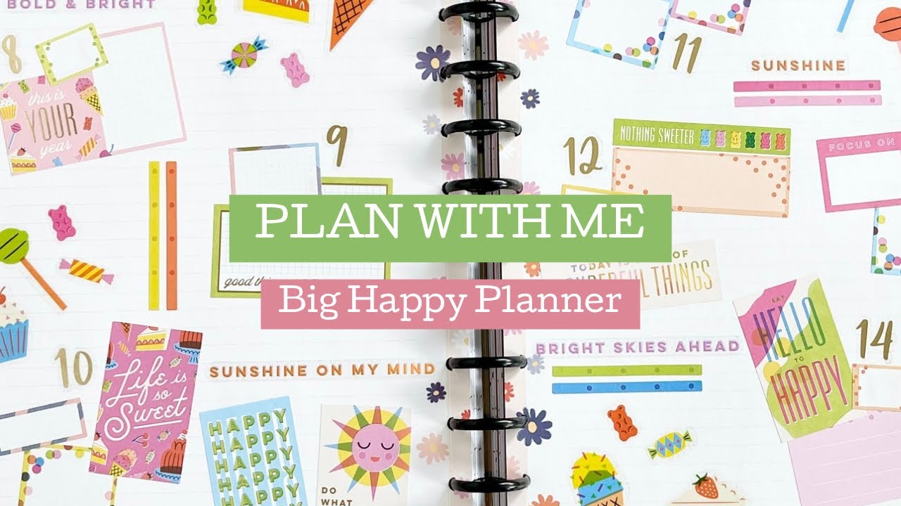 PLAN WITH ME | BIG HAPPY PLANNER | Jul. 8.-14.2024
