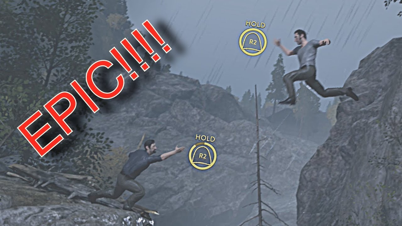 A Way Out: EPIC Cliff Jump Gameplay