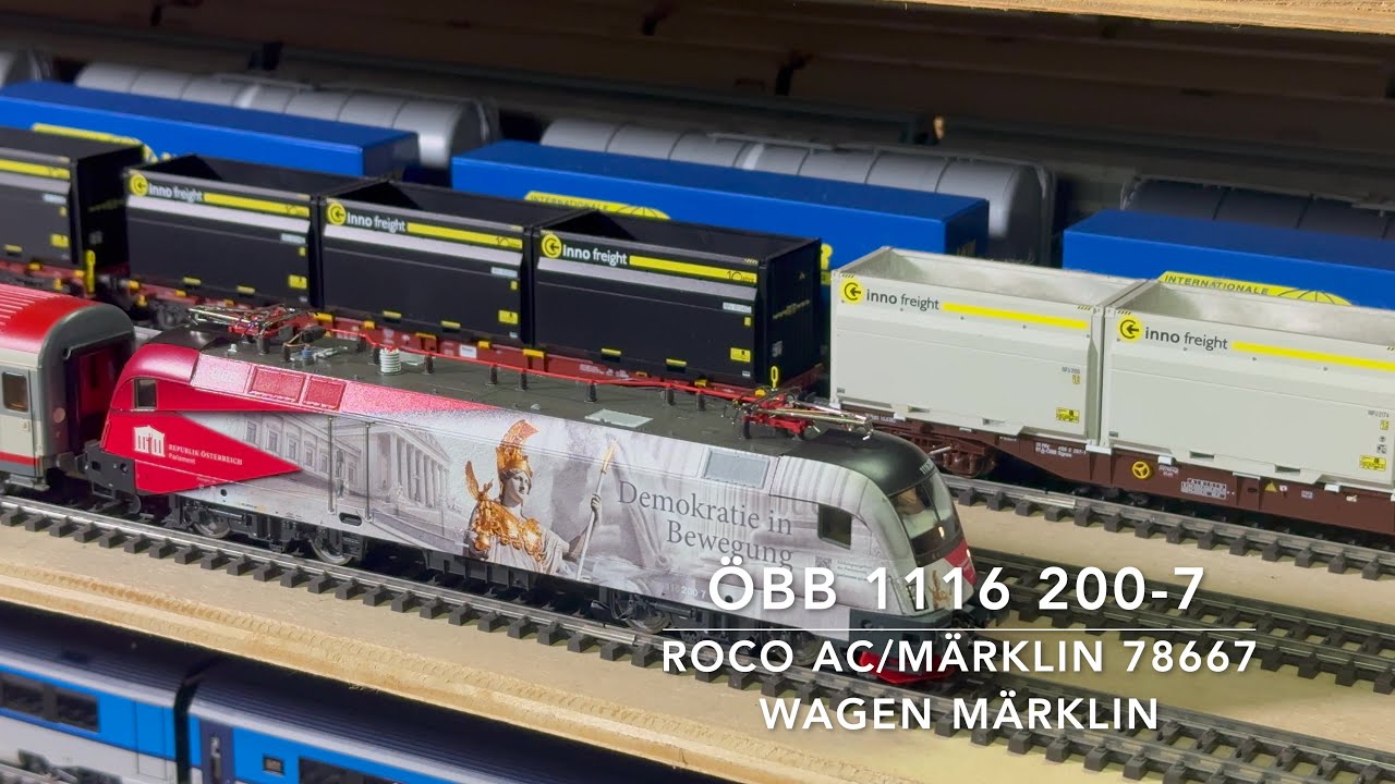 ÖBB 1116 200-7 Demokratie - Roco AC/Märklin - UHD 4K