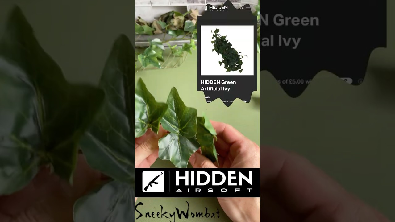 Airsoft crafting materials! HiddenAirsoft Artificial Ivy 