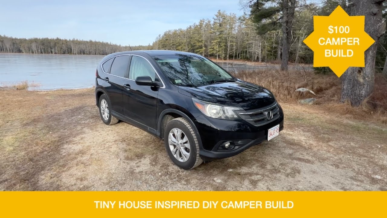 Проект исследования жизни в фургоне Honda CRV, вдохновлённый крошечным домом