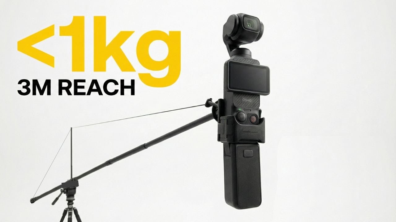 I 3D Printed the Ultimate Osmo Pocket 3 Crane (Under 1kg!)