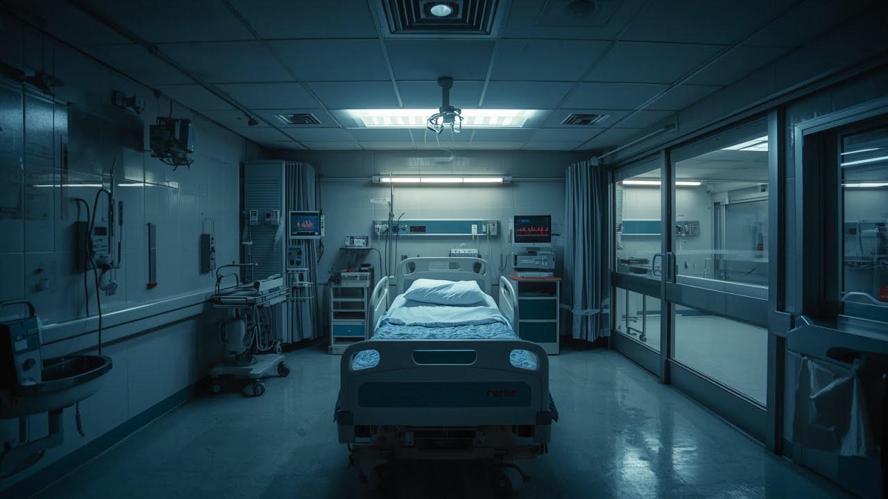 Silent Night in a Hospital Room 🏥 | Relaxing ICU Ambience for Deep Sleep & Calm Mind