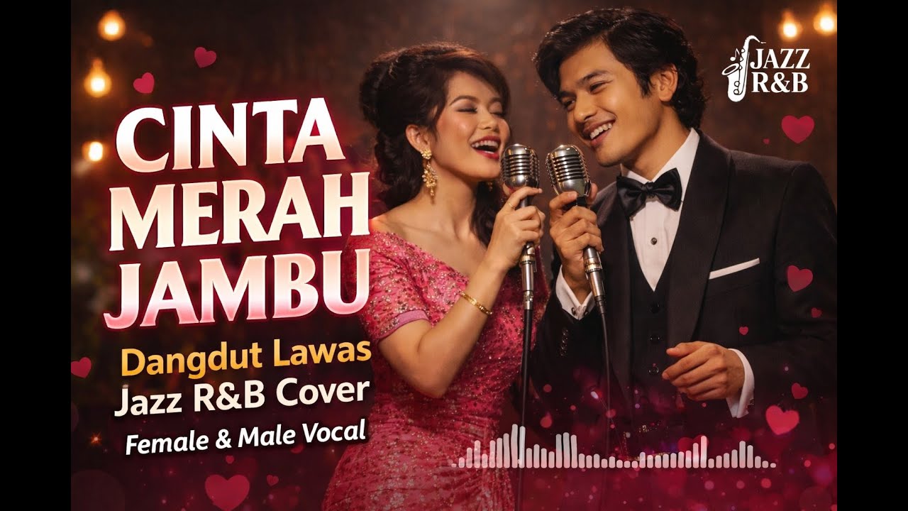 CINTA MERAH JAMBU – Dangdut Lawas Jazz R&B Cover | Female & Male Vocal