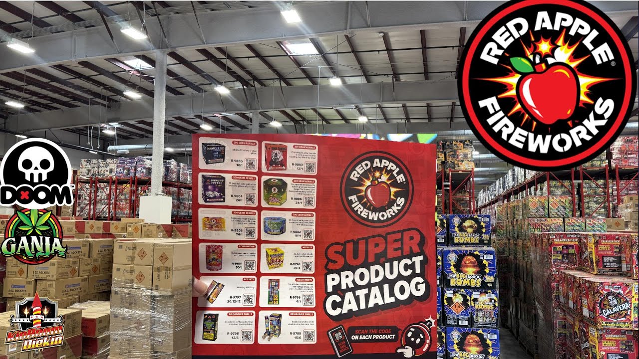 Amazing Red Apple Fireworks Exclusive Whole Sale Firework List