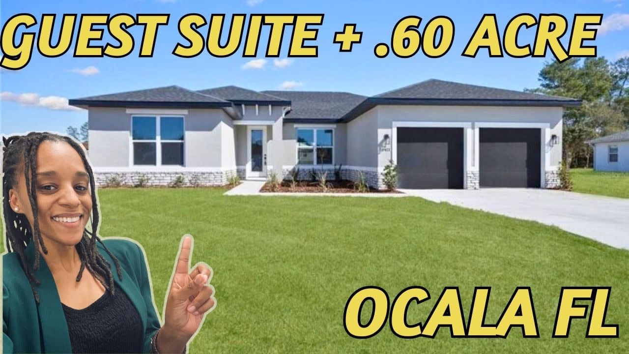 Inside Of A New Construction Affordable Luxury Home In Ocala Fl | Guest Suite On An Oversized Lot