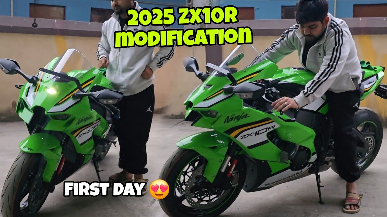 MY BRAND NEW 2025 KAWASAKI ZX10R MODIFICATION  PART 1