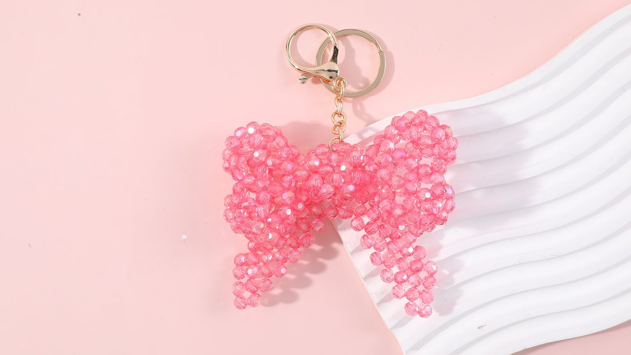 DIY Bow Pendant #craft #diy #makersland #beads