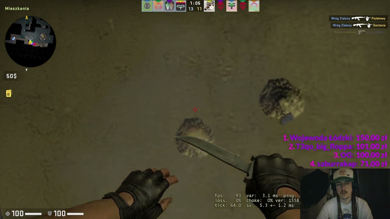 Ozzy Baby nodduje na stream