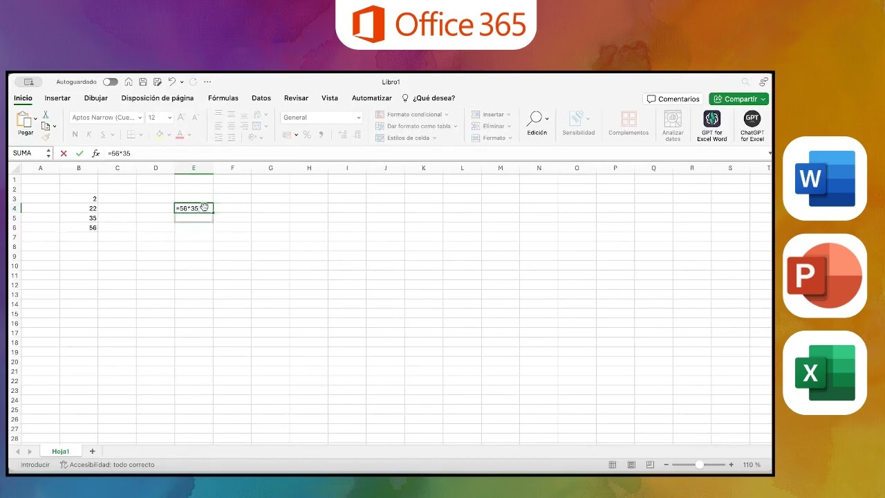 So multiplizieren Sie zwei Zellen in Excel oder Google Sheets
