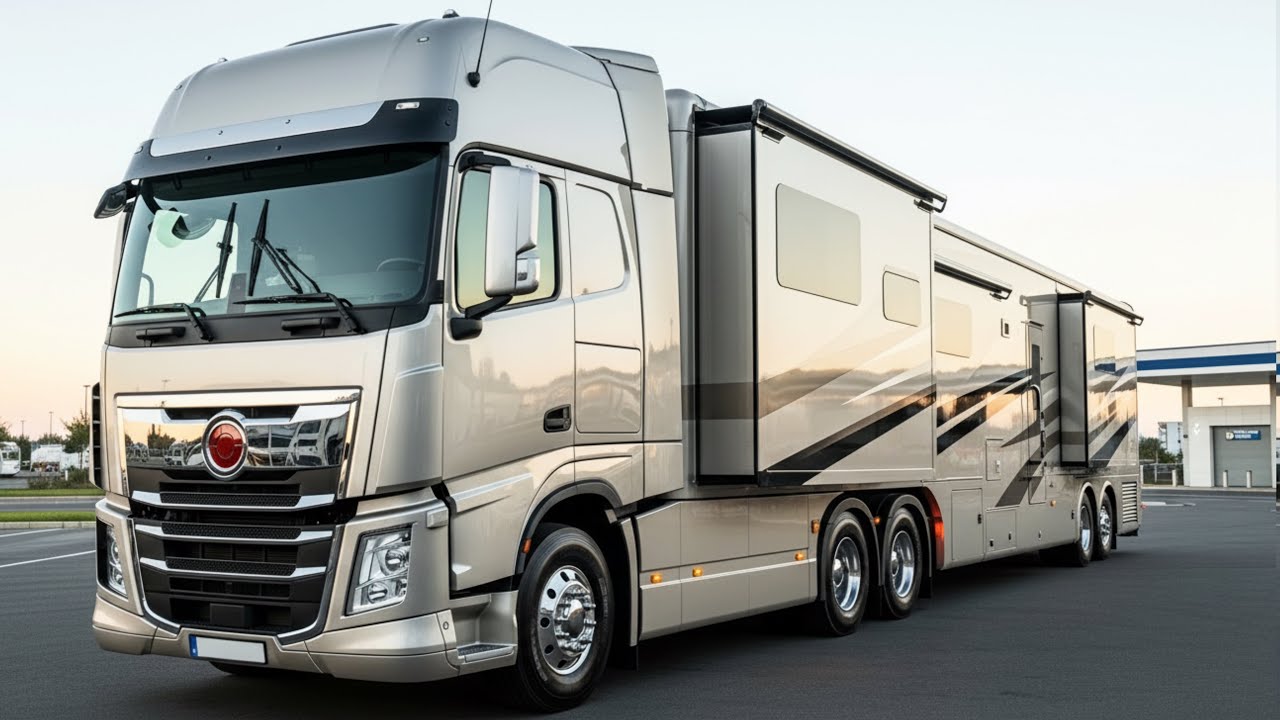 The Insane 2026 Monarch Expedition Motorhome That Turns Into a Mansion