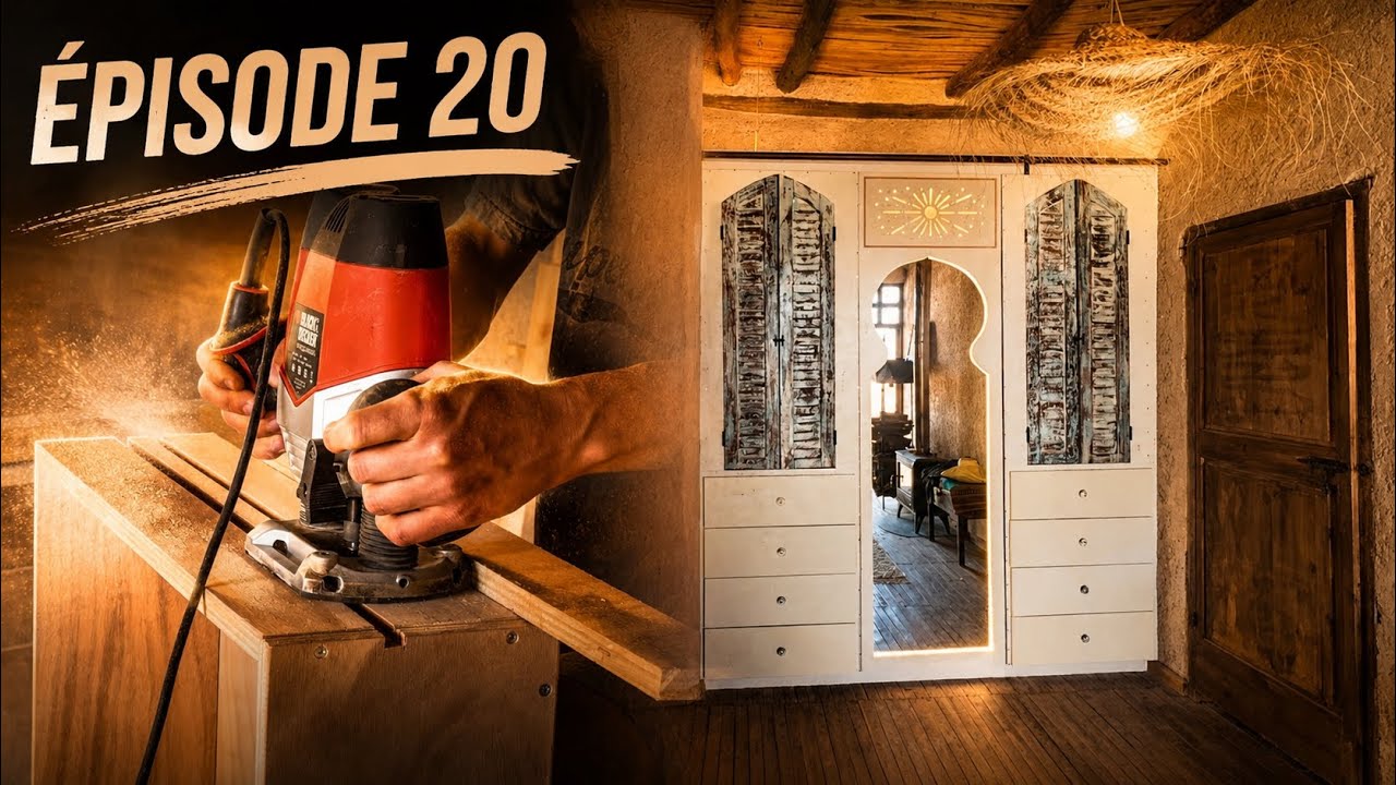 Réalisation de meubles sur mesure au Maroc (Épisode 20)