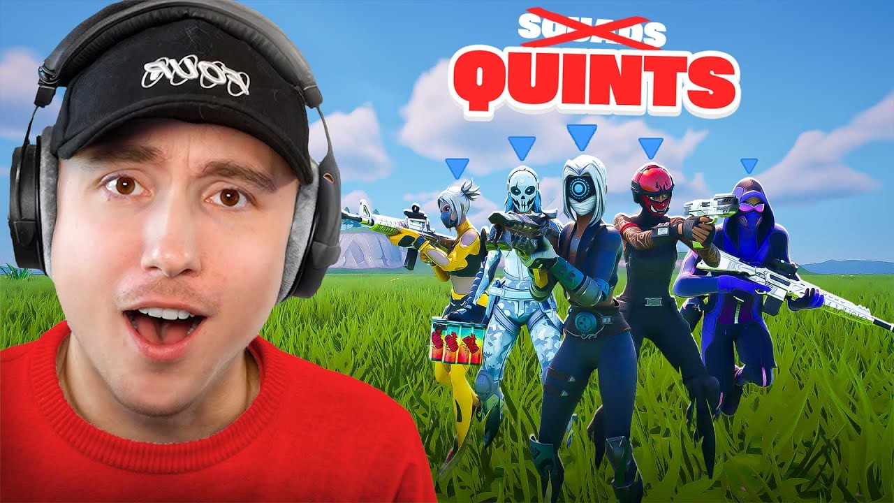NIEUWE 5 SPELER TEAM GAMEMODE is COMPLETE CHAOS