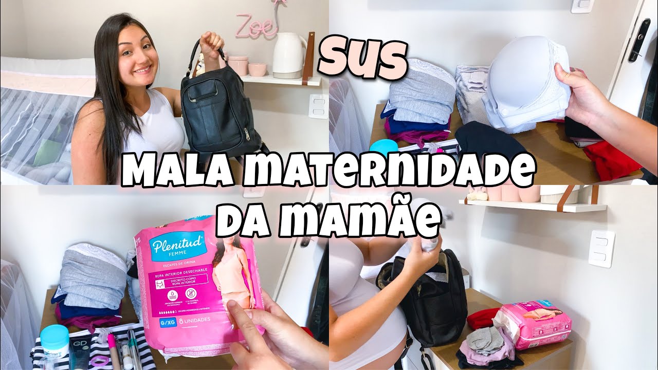 ARRUMANDO A MALA MATERNIDADE DA MAMÃE PELO SUS ♥ | O QUE VOU LEVAR, BÁSICO 2021 | Camila Ester.