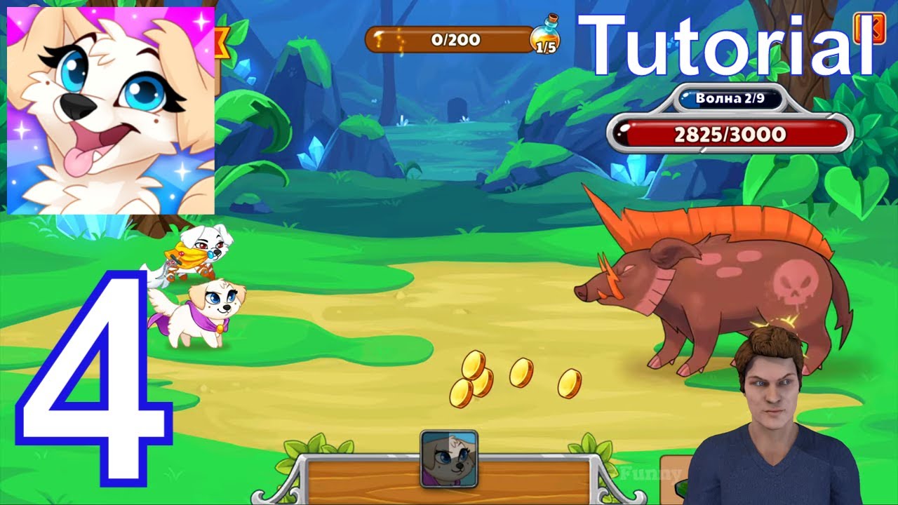 Dungeon Dogs - Idle RPG - Gameplay Walkthrough Part 4 -  Tutorial (iOS,Android)