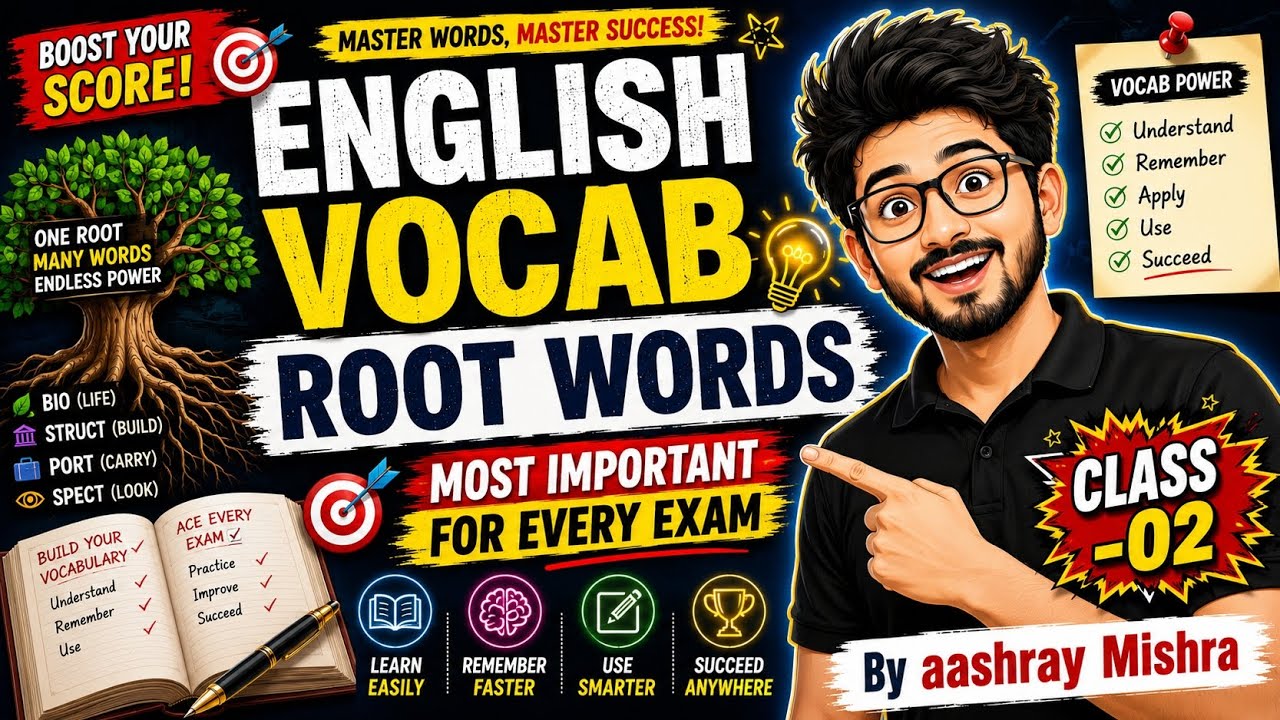 English vocab Root words class - 02