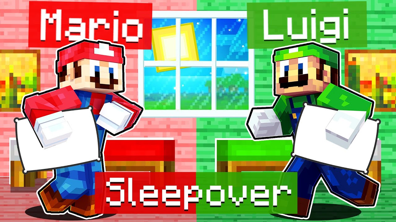 Super Mario SLEEPOVER! [121] | Super Mario | Minecraft