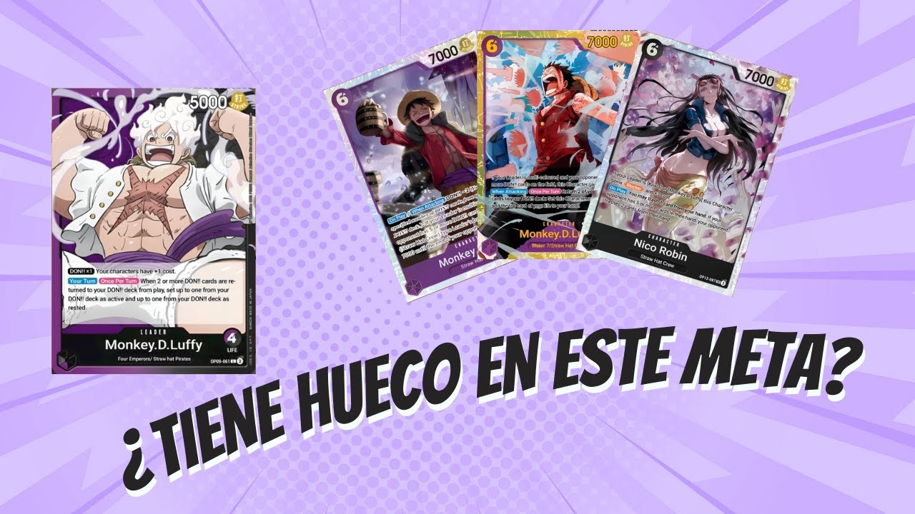 ¿TIENE Luffy PB HUECO en OP14?