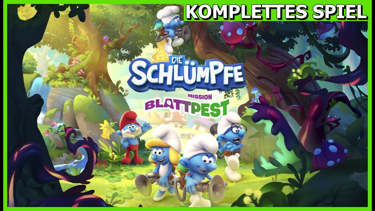 Die Schlümpfe Mission Blattpest Full Game [Gameplay - Walkthrough - Deutsch] [OHNE KOMMENTAR]