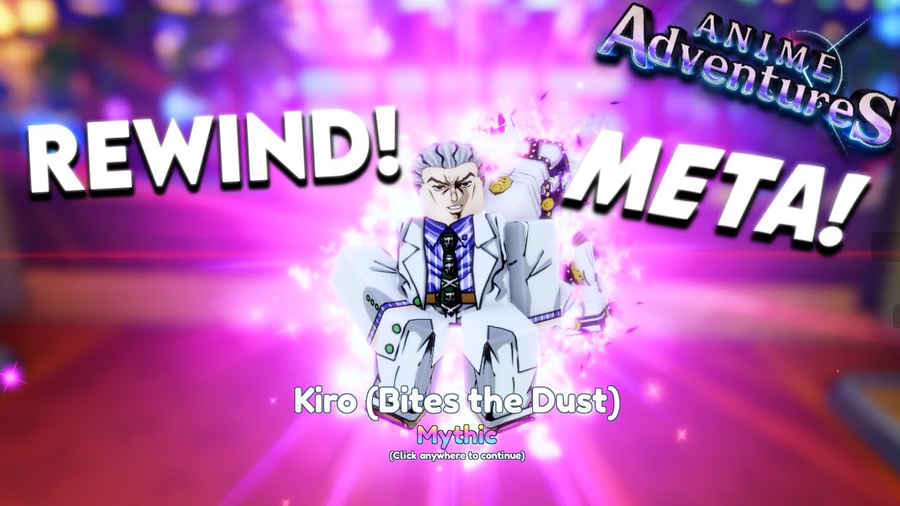 Showcasing New Evolved Kiro Bites The Dust Is INSANELY Good In Anime Adventures Update 16.5!