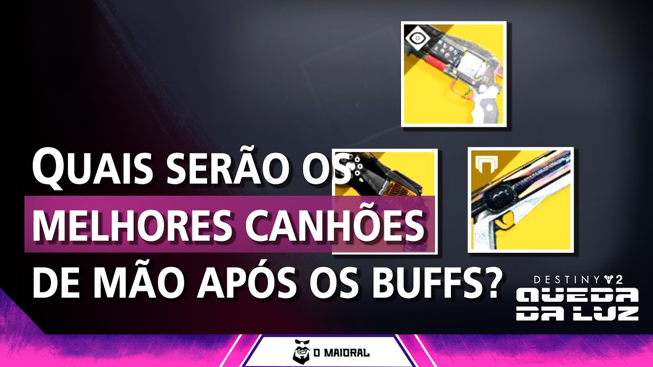 DESTINY 2 - Quais serão os melhores canhões de mão após os buffs?