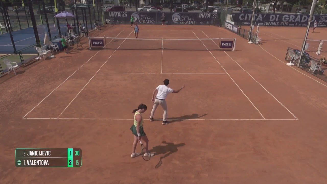 Selena Janicijevic (FRA) vs Tereza Valentova (CZE) // 1-6 1-6 // W125 Grado // 1st Round