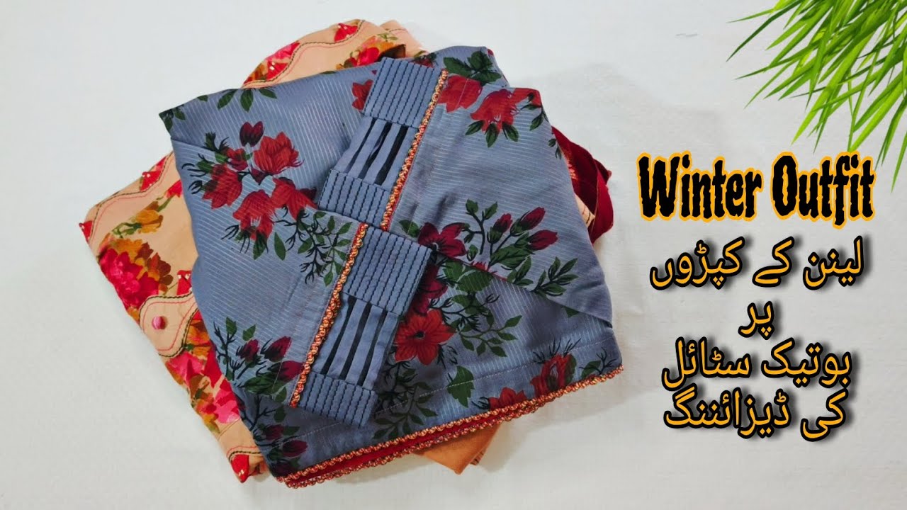 Latest winter Linen dress designs 2024-2025 / Boutique style/Winter outfit