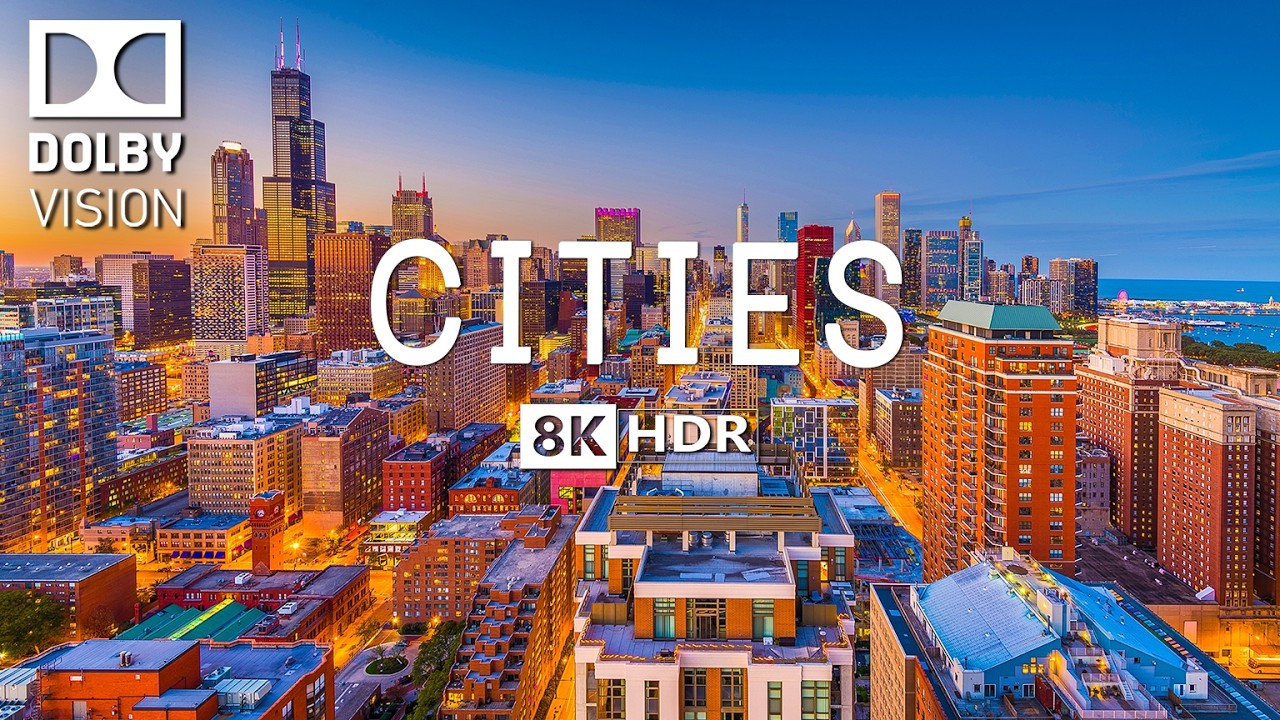 Города мира в разрешении 8K HDR 60 кадров в секунду – откройте для себя лучшие города мира.