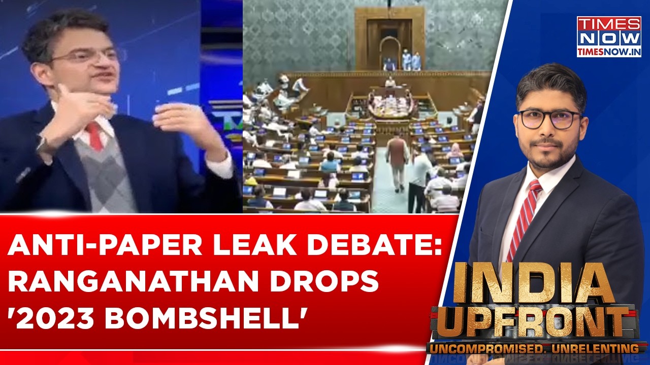 Anand Ranganathan Drops '2023 Bombshell' During Anti-Paper Leak Debate | India Upfront