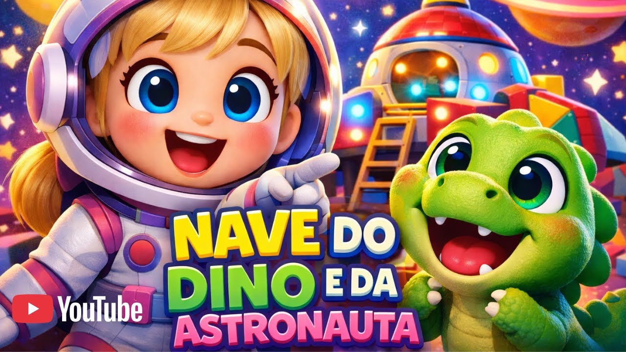 Dinossauro Bebê no Espaço