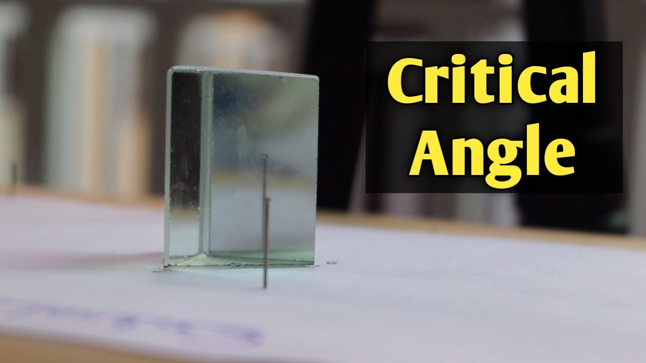 Critical Angle of Glass using Prism in Urdu/Hindi I Experiment