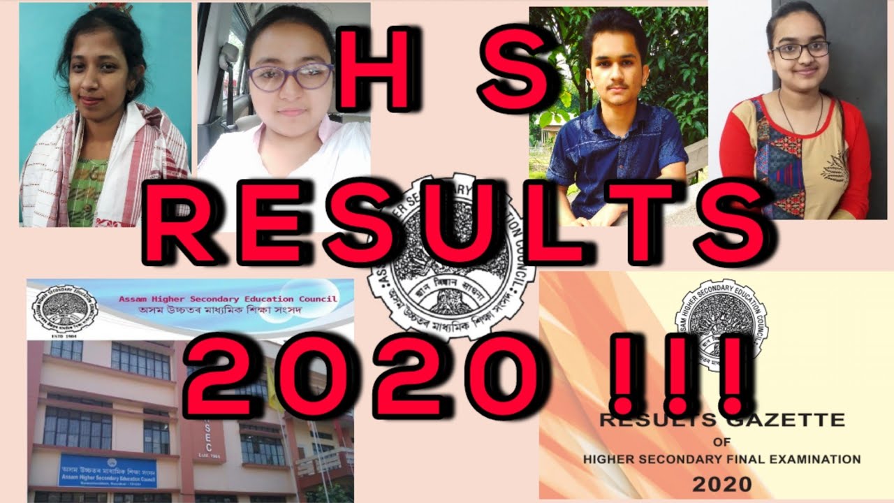 H S FINAL RESULT 2020 || Assam Higher Secondary Education Council || Top Rank Holders || V Assam