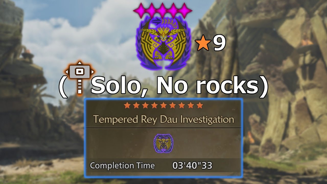I tested the Protein Fiend Build on 9★5♦(Max Strength) Tempered Rey Dau... | Monster Hunter Wilds