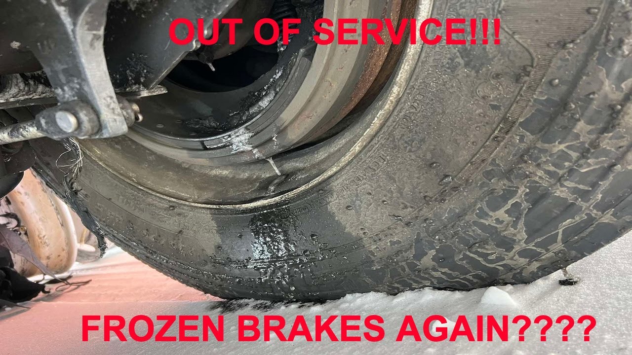 How to Deal with Frozen Brake Pads on a Semi or Trailer – and How to Avoid Freezing Brakes