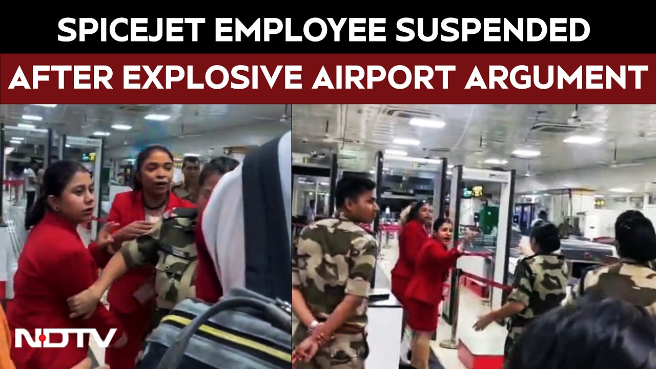 SpiceJet Suspends Employee After Explosive Airport Argument Caught On Camera